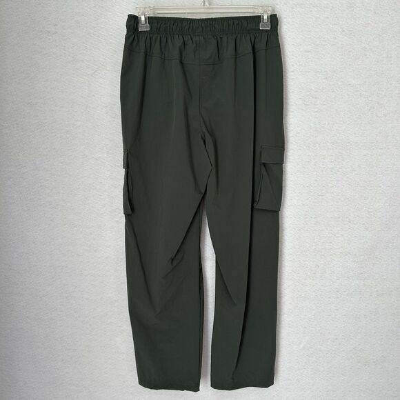 Layer 8 Pants Women L Green/Gray Pullon Qwick dry Pockets Outdoor Athleisure - Picture 12 of 12
